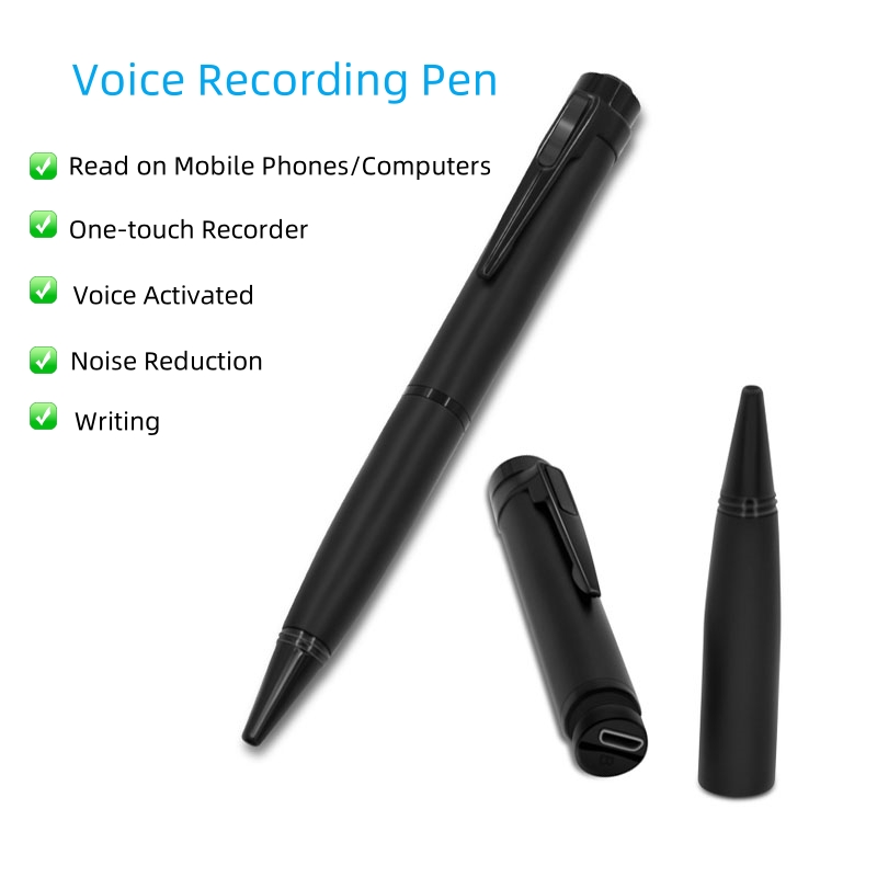 Voice Recorder Pen - Portable One-Touch Recording Pen Professional Digital
