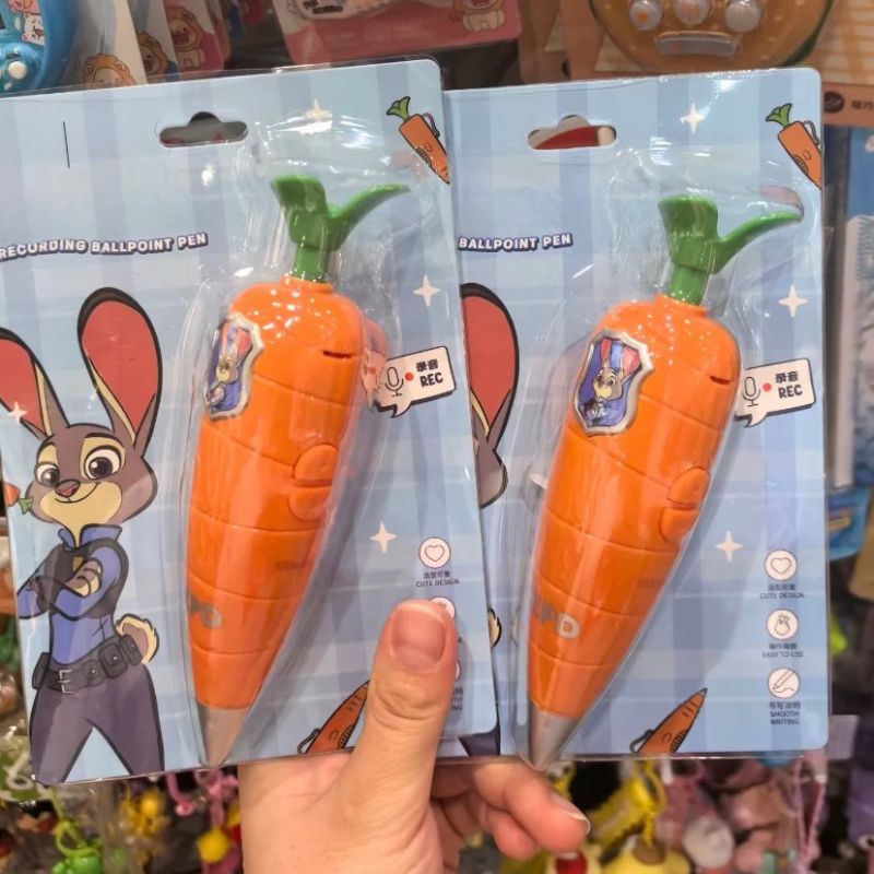 Voice Recorder Pen - ﻿ Disney Zootopia Trendy Judy Carrot-Shaped
