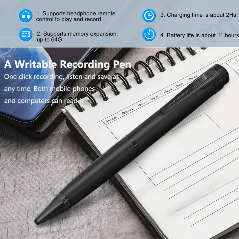 Portable One-Touch Recording P - đánh giá và giá Voice Recorder Pen