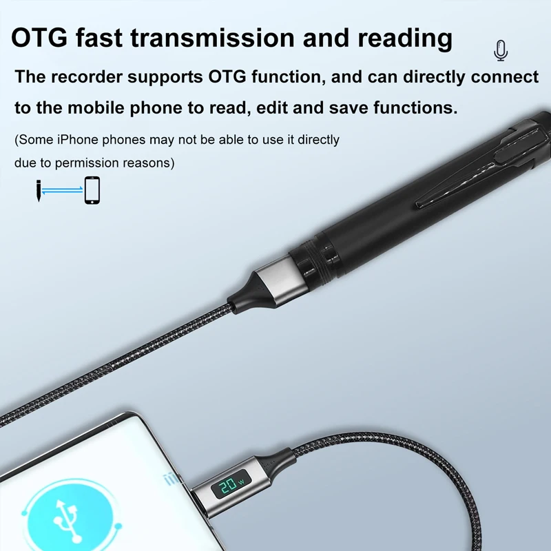 Portable One-Touch Recording P - đánh giá và giá Voice Recorder Pen