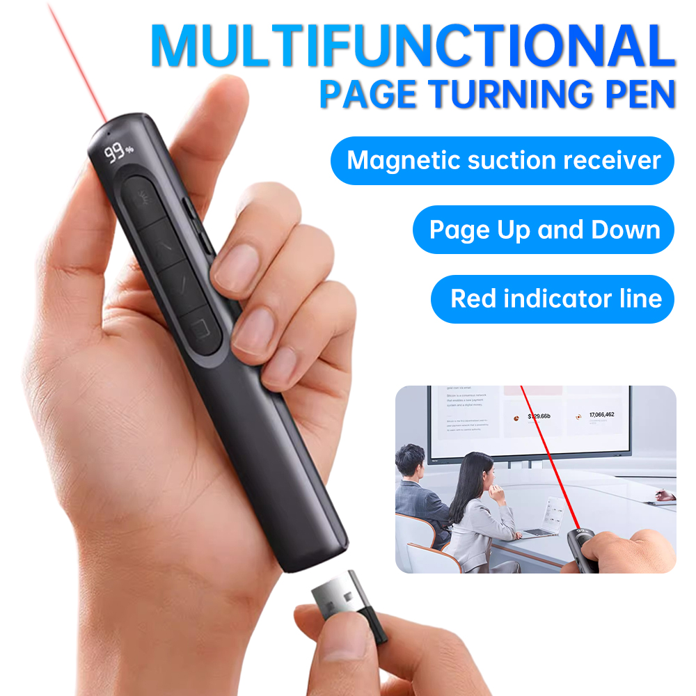 Wireless Page Turner Rechargea - đánh giá và giá Laser Pointer Presenter