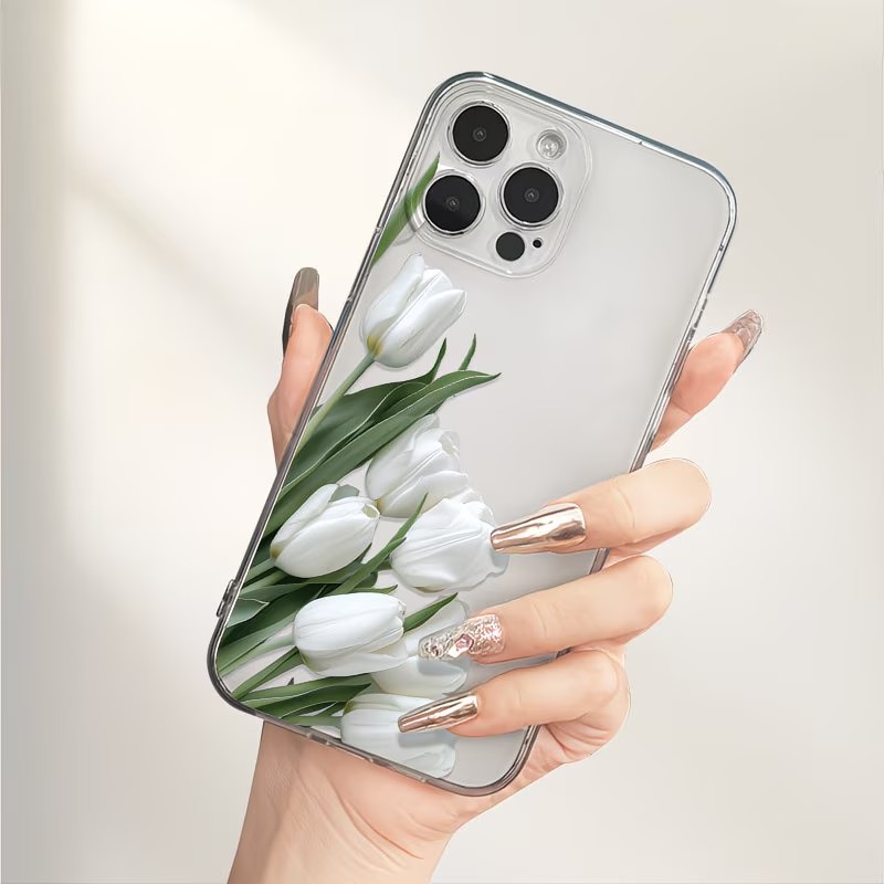 Tulip Printed Phone Case Case  - đánh giá và giá Apple Iphone 16