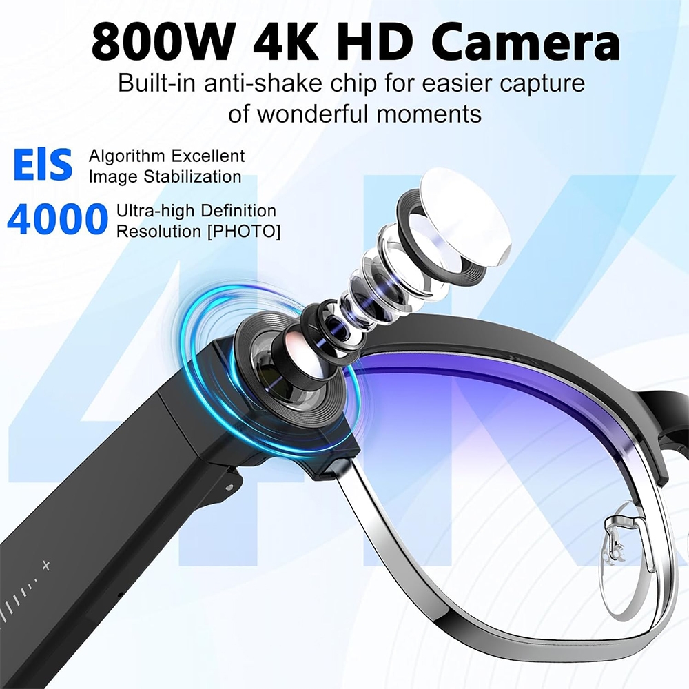 4K Smart AI Glasses 8MP Camera - đánh giá và giá Smart Glasses Ar