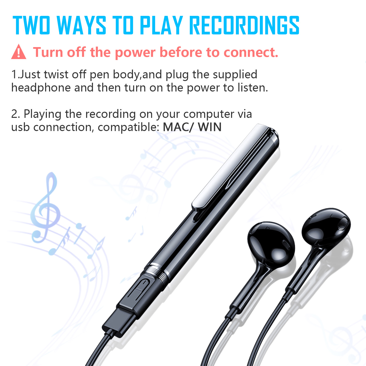 QZT Pen Voice Recorder - 18H B - đánh giá và giá Voice Recorder Pen