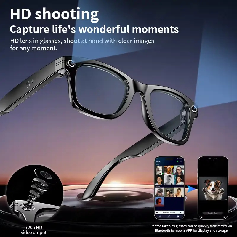 AI Smart Glasses with 8MP Came - đánh giá và giá Smart Glasses Ar